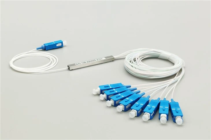 1x8 SC UPC Plc Fiberoptisk splitter