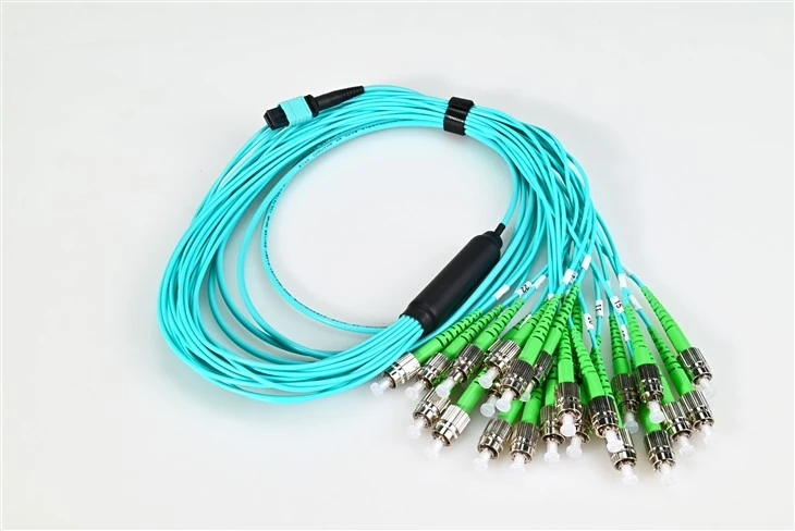 Fiberoptisk patchkabel Mtp till Fc Apc 24core Om3 3.0mm
